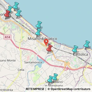 Mappa SS 16, 47843 Misano Adriatico RN, Italia (3.31417)
