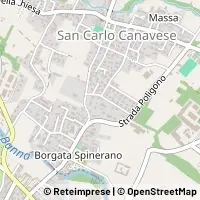 Mapa San Carlo Canavese