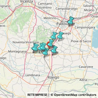 Mappa Via del Porto, 35043 Monselice PD, Italia (9.165)