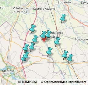 Mappa SP 50a, 37060 Erbè VR, Italia (6.55154)