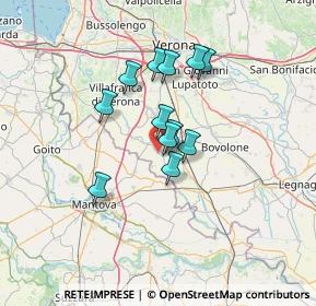 Mappa SP 50a, 37060 Erbè VR, Italia (9.9875)