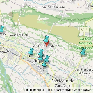 Mappa Via Rossini, 10070 San Carlo Canavese TO, Italia (2.52)
