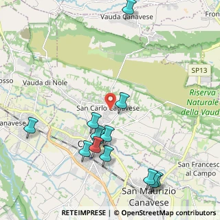 Mappa Via Rossini, 10070 San Carlo Canavese TO, Italia (2.35769)