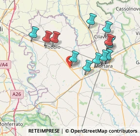 Mappa SP596, 27030 Sant'Angelo Lomellina PV, Italia (7.20583)