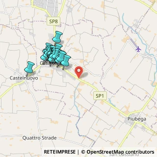 Mappa Via Travagliati, 46040 Casaloldo MN, Italia (1.768)