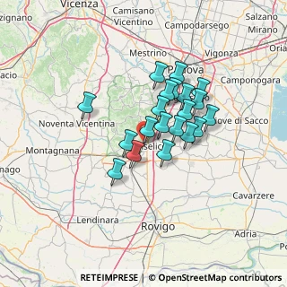 Mappa Via Montericco, 35043 Monselice PD, Italia (10.026)