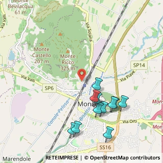 Mappa Via Montericco, 35043 Monselice PD, Italia (1.12545)