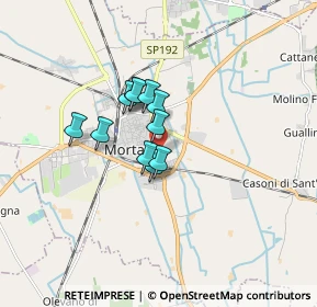 Mappa Via de Murini, 27036 Mortara PV, Italia (1.05727)