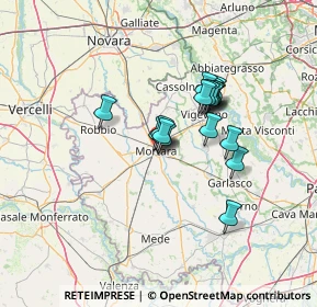 Mappa Via de Murini, 27036 Mortara PV, Italia (9.92941)