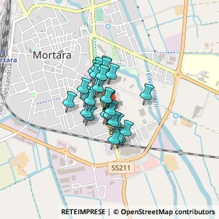 Mappa Via de Murini, 27036 Mortara PV, Italia (0.24643)