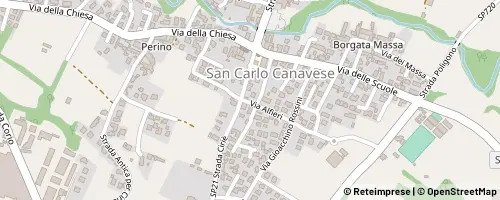 Mappa San Carlo Canavese