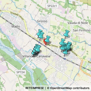 Mappa Viale Torino, 10070 Villanova Canavese TO, Italia (0.7565)