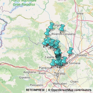 Mappa Viale Torino, 10070 Villanova Canavese TO, Italia (10.8245)