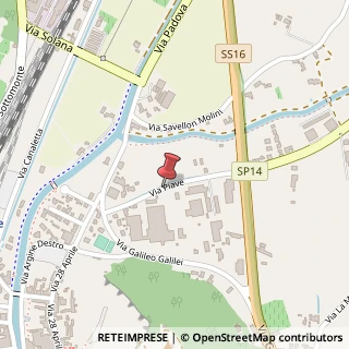 Mappa Via Piave, 12, 35043 Monselice, Padova (Veneto)