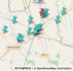 Mappa Via 8 Marzo, 27036 Mortara PV, Italia (3.7595)