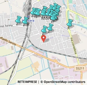 Mappa Via 8 Marzo, 27036 Mortara PV, Italia (0.546)