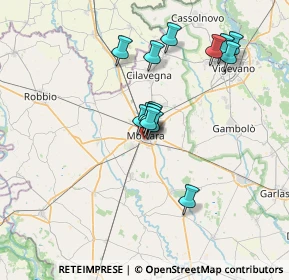 Mappa Via 8 Marzo, 27036 Mortara PV, Italia (5.90714)