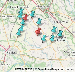 Mappa Via al Dosso, 27010 Marzano PV, Italia (6.99357)