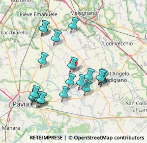 Mappa Via al Dosso, 27010 Marzano PV, Italia (7.6145)