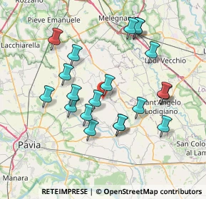 Mappa Via al Dosso, 27010 Marzano PV, Italia (7.1705)