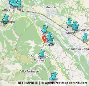 Mappa Corso IV Novembre, 10070 Cafasse TO, Italia (2.92765)