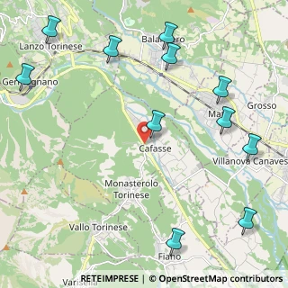 Mappa Corso 4 novembre, 10070 Cafasse TO, Italia (2.86909)