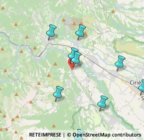 Mappa Corso IV Novembre, 10070 Cafasse TO, Italia (5.21455)