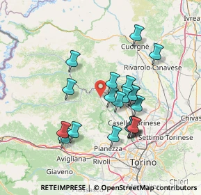 Mappa Corso 4 novembre, 10070 Cafasse TO, Italia (12.687)