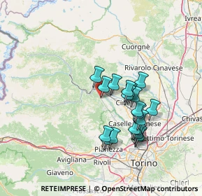 Mappa Corso IV Novembre, 10070 Cafasse TO, Italia (12.218)