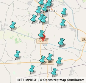 Mappa Via Zuccherificio, 35029 Pontelongo PD, Italia (4.7005)