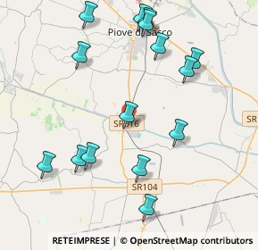 Mappa Via Zuccherificio, 35029 Pontelongo PD, Italia (4.51067)