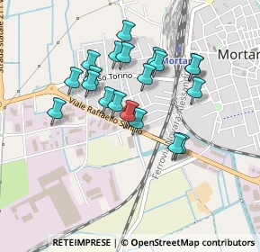 Mappa Viale Raffaello Sanzio, 27036 Mortara PV, Italia (0.388)