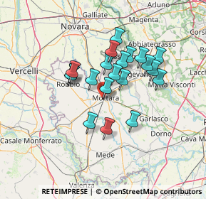 Mappa Viale Raffaello Sanzio, 27036 Mortara PV, Italia (10.894)