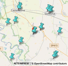 Mappa Via Beata Vergine del Rosario, 26020 San Bassano CR, Italia (4.85625)