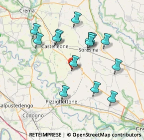 Mappa Via Beata Vergine del Rosario, 26020 San Bassano CR, Italia (7.3)