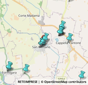 Mappa Via Beata Vergine del Rosario, 26020 San Bassano CR, Italia (2.5695)