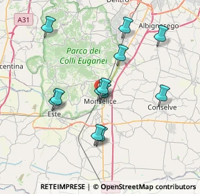 Mappa Via del Porto, 35043 Monselice PD, Italia (6.79833)