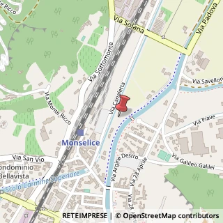 Mappa Via del Porto, 2, 35043 Monselice, Padova (Veneto)