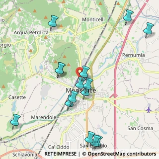Mappa Via del Porto, 35043 Monselice PD, Italia (2.384)