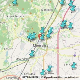 Mappa Via del Porto, 35043 Monselice PD, Italia (2.62111)