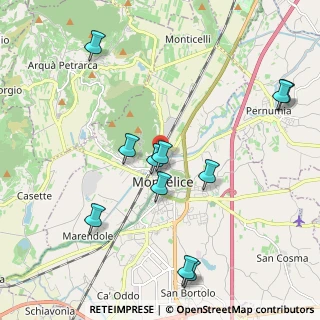 Mappa Via del Porto, 35043 Monselice PD, Italia (2.21)