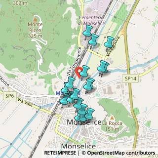 Mappa Via del Porto, 35043 Monselice PD, Italia (0.414)