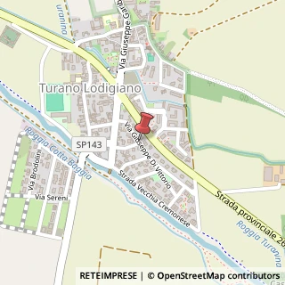 Mappa Via Giuseppe Di Vittorio,  7, 26828 Turano Lodigiano, Lodi (Lombardia)