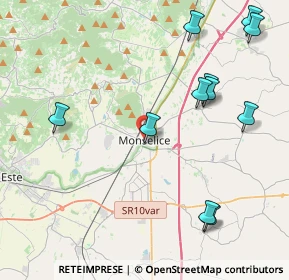 Mappa Via 28 Aprile, 35043 Monselice PD, Italia (4.89727)