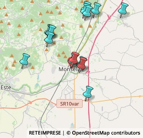 Mappa Via 28 Aprile, 35043 Monselice PD, Italia (3.83467)