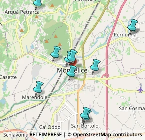 Mappa Via 28 Aprile, 35043 Monselice PD, Italia (2.07727)