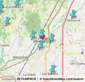 Mappa Via 28 Aprile, 35043 Monselice PD, Italia (2.78818)