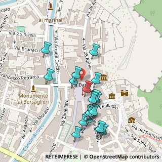 Mappa Via 28 Aprile, 35043 Monselice PD, Italia (0.121)