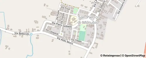 Mappa San Pietro di Morubio