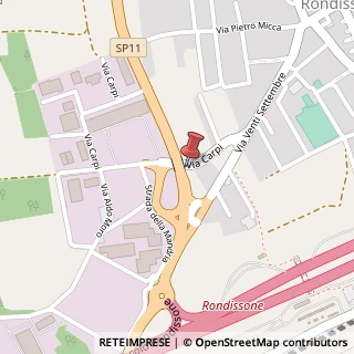 Mappa Via Carpi, 19, 10030 Rondissone, Torino (Piemonte)